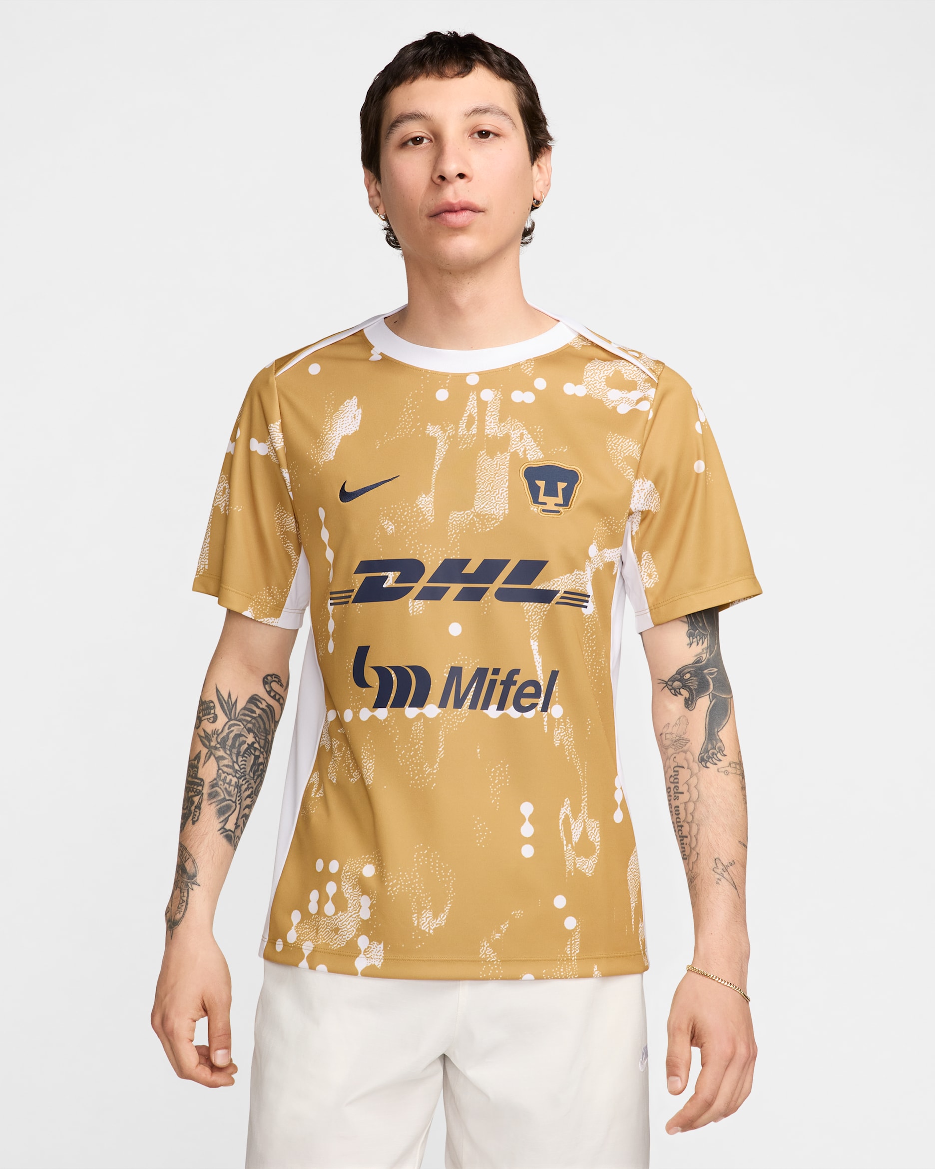 ウェア NIKE PUMAS UNAM PRE MATCH JERSEY Pumas UNAM Academy Pro Men's Nike Dri-FIT Soccer Short